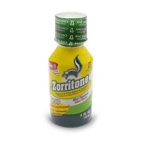 Zorritone Syrup Mint Flavor (Sabor Mente) 4oz