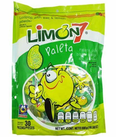 Anahuac Paleta Limon 7 bolsa 24/30pc
