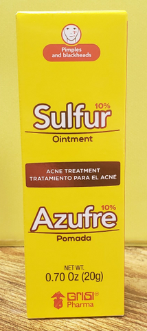 De La Cruz  Azufre acne treatment (Ointment for Acne) 1/0.70