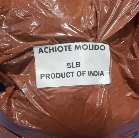 Bulk Achiote Molido  (5 lb bag)  --Mexico