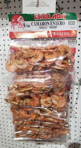 Chulada Camaron Natural Entero (Whole Shrimp) 12pk