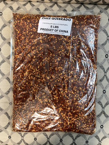 Bulk Chile Quebrado (Crushed (5 lb bag)  --China