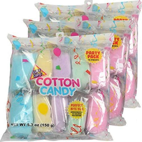 Lupy Cups Cotton Candy 5.3oz Party pack 10 pz