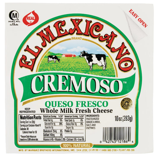 El Mexicano Queso Cremoso 12/10oz