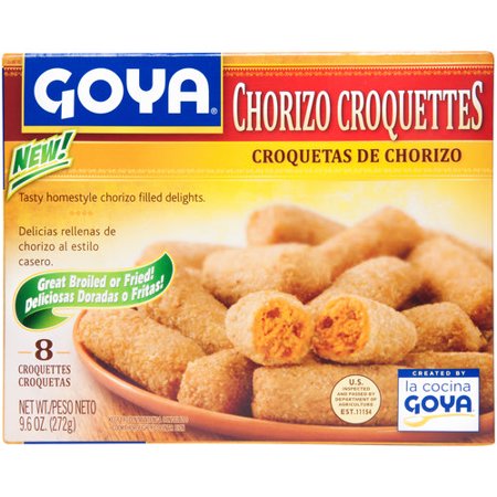 9387- (F) Goya Croquettes Chorizo 40ct 6/48oz