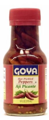 3854- Goya Hot Picked Peppers 12/6oz