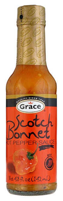 Grace Jamaican Scotch Bonnet (Yellow) Sauce 24/4.8oz