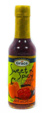Grace Jamaican Sweet and Spicy Hot Pepper Sauce 24/5oz