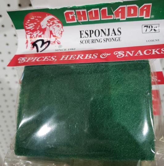 Chulada Green Esponjas scouring sponge 12/79