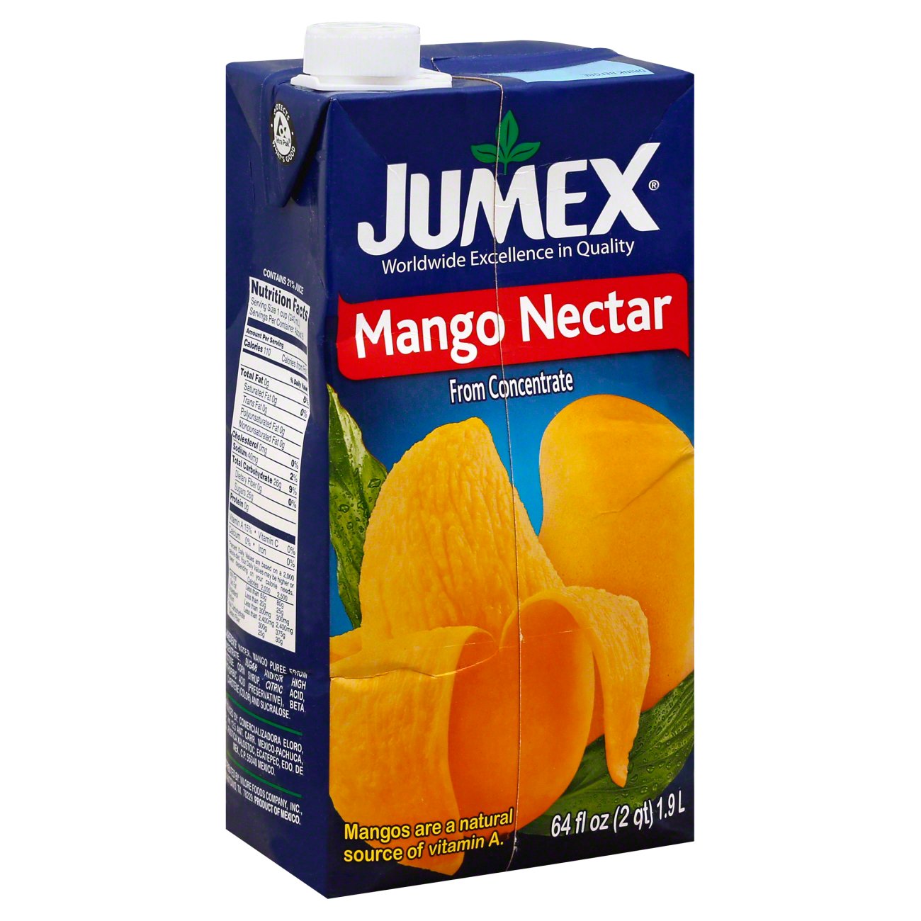 Jumex Tetra 2 lt Mango 8/64oz