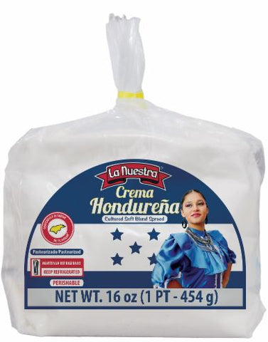La Nuestra Crema Hondurena 16oz