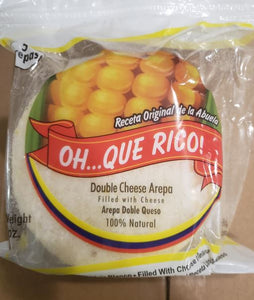 (F) Oh Que Rico Arepa Blanca Queso 1 case with 12 packs
