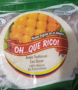 (F) Oh Que Rico Arepa Tradicional 1 case with 12 packs