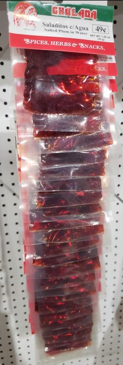 Chulada Saladito con Agua (Salted Plums with Water) 24