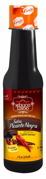 Mexico Lindo Castillo Salsa negra Picante 12/5