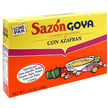 Sazón with Saffron (Azafran)