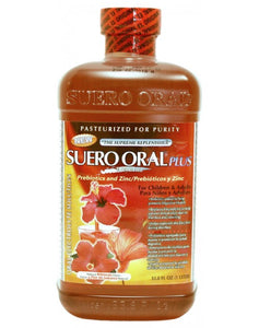 Suero ORAL Hibiscus Prebiotic and Zinc 8/33.8oz