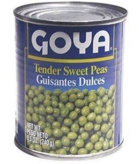 2533-Goya Tender Sweet Peas 24/8.5oz